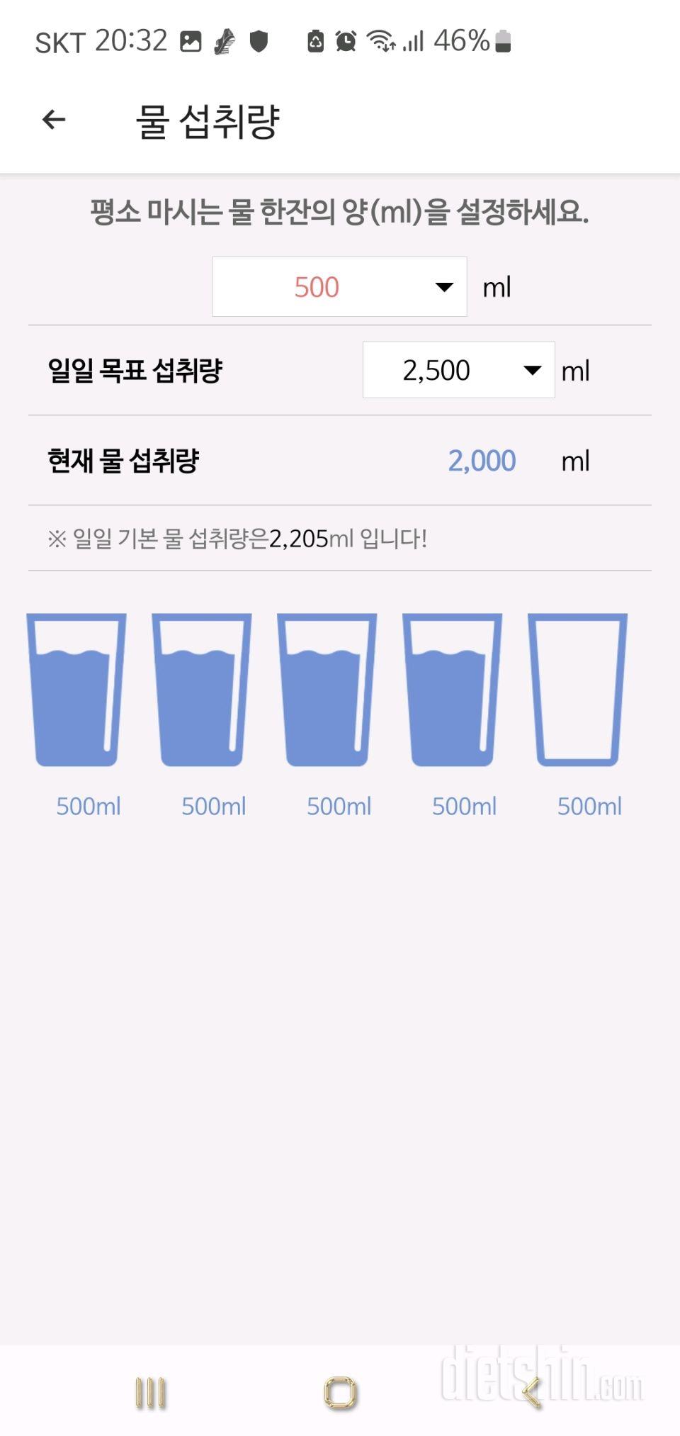 30일 하루 2L 물마시기3일차 성공!