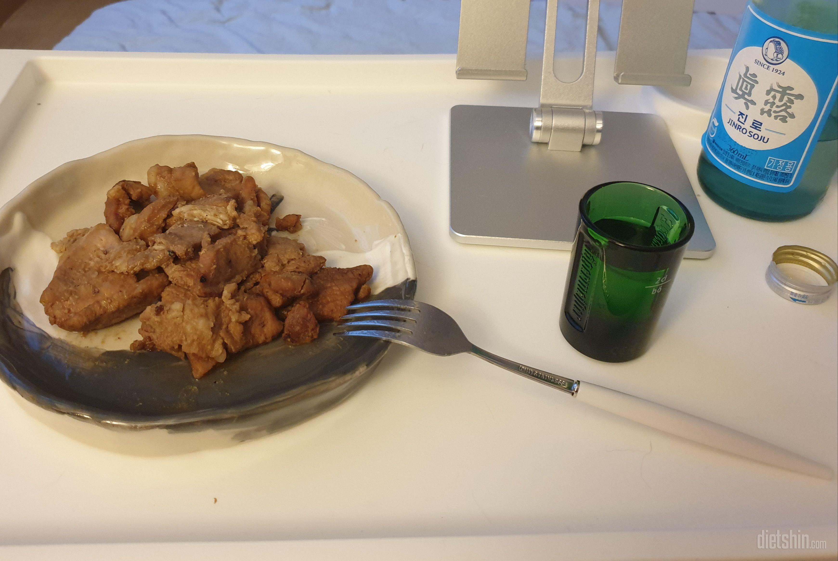 기름없는 부위를 훈제향때문에 맛있게