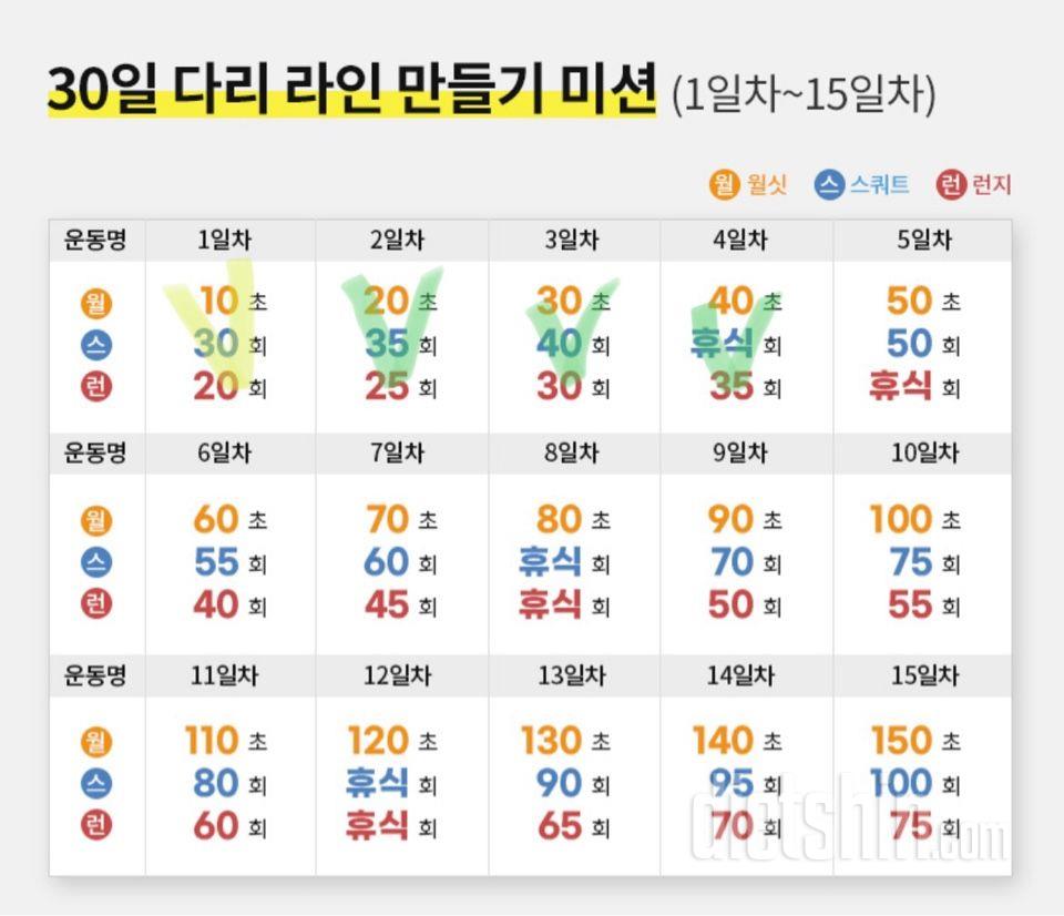 30일 다리라인 만들기4일차 성공!