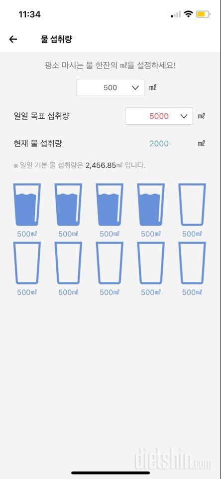 30일 하루 2L 물마시기3일차 성공!