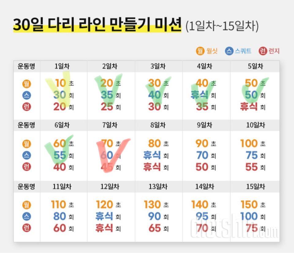 30일 다리라인 만들기7일차 성공!