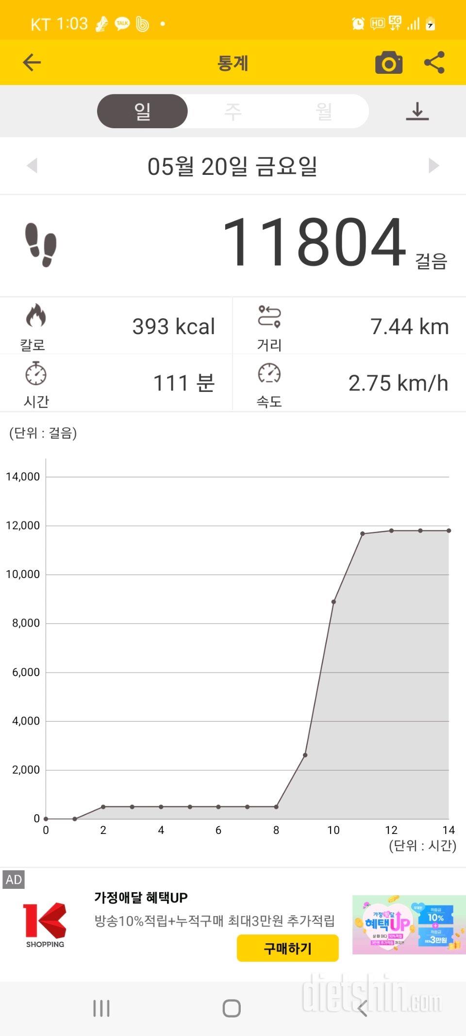 30일 만보 걷기40일차 성공!