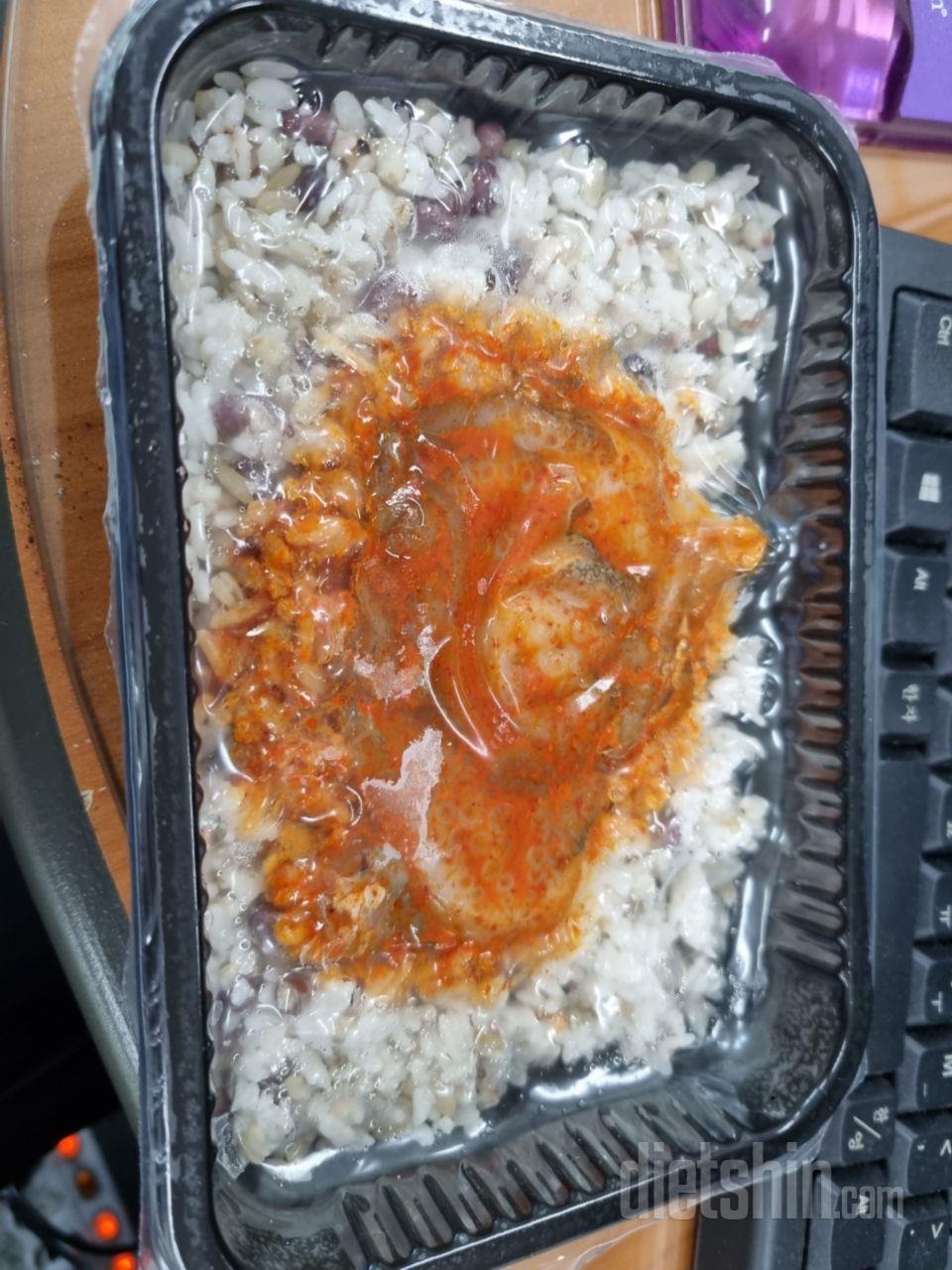 맛있어요! 식단 도시락보다 양이 많아