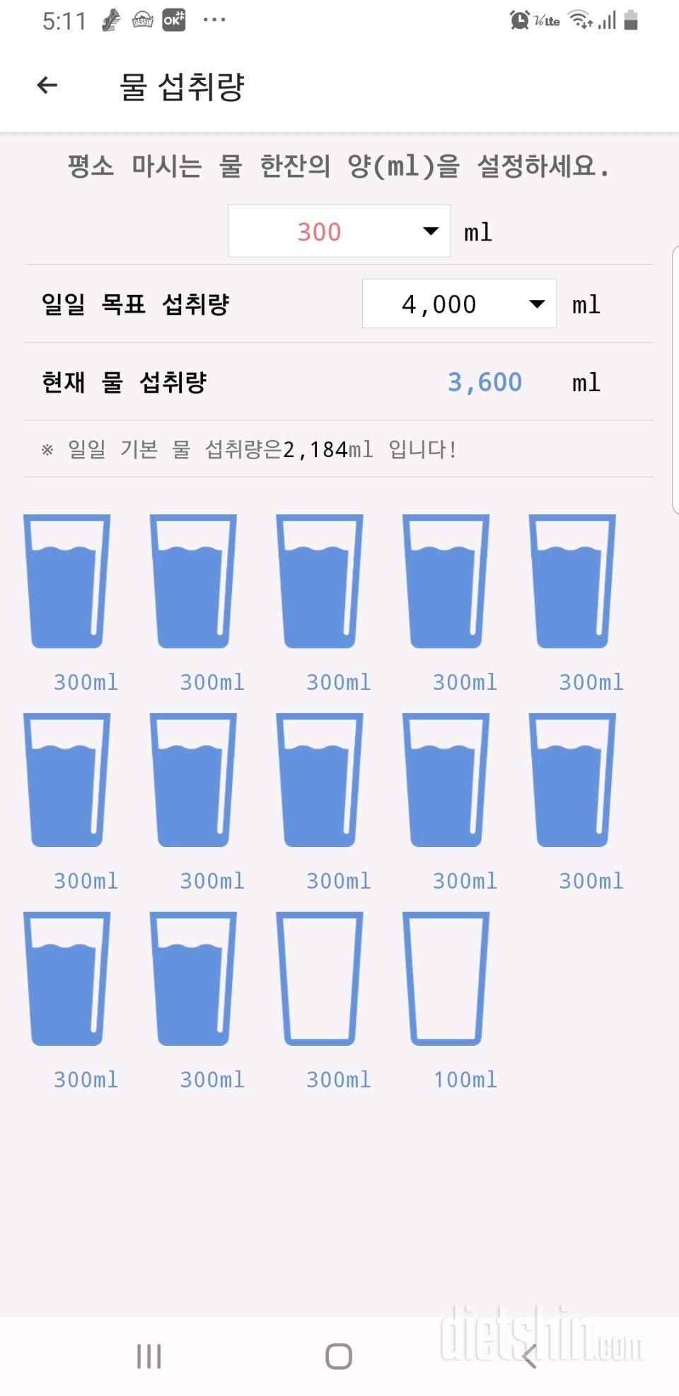 30일 하루 2L 물마시기14일차 성공!