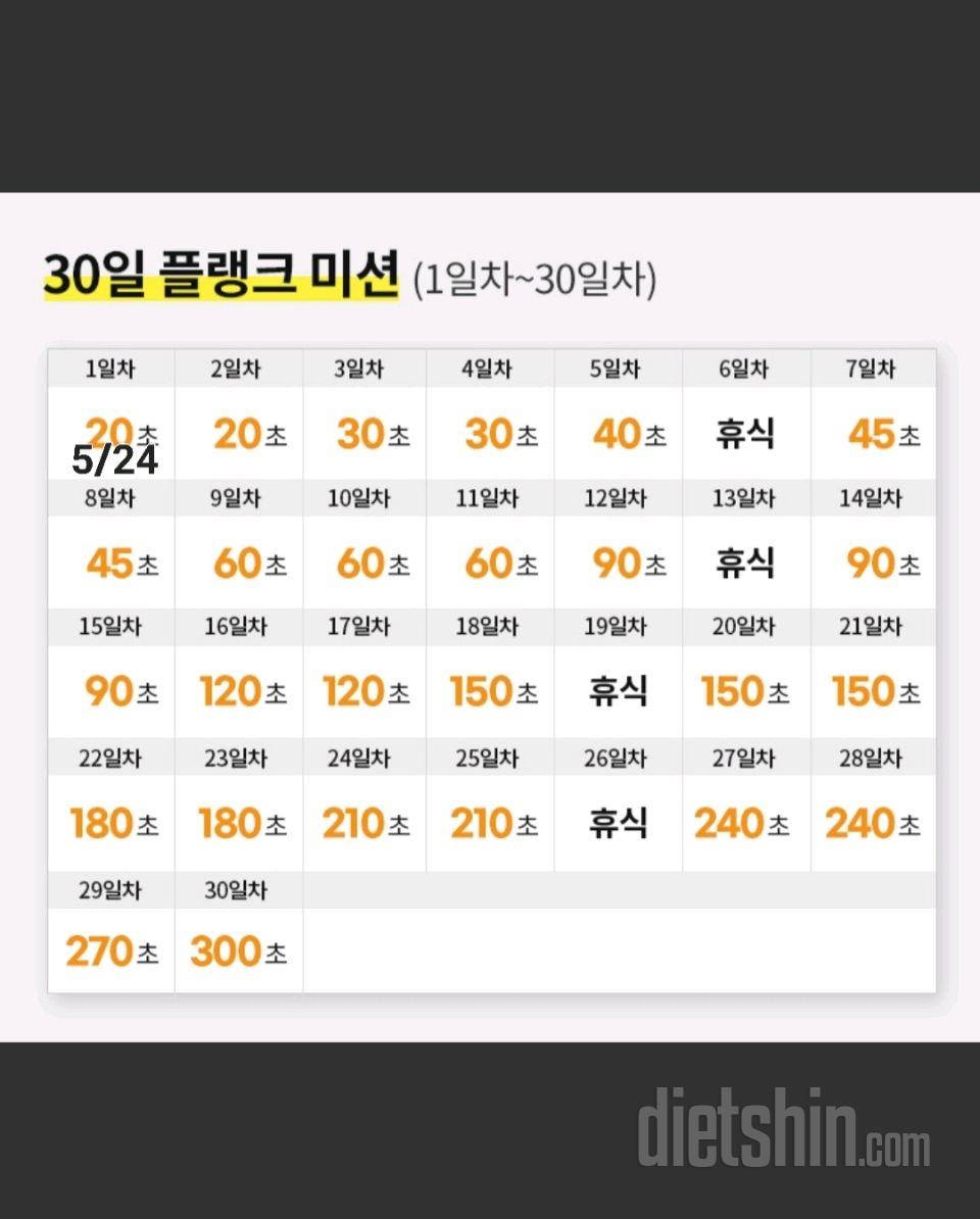 30일 플랭크31일차 성공!