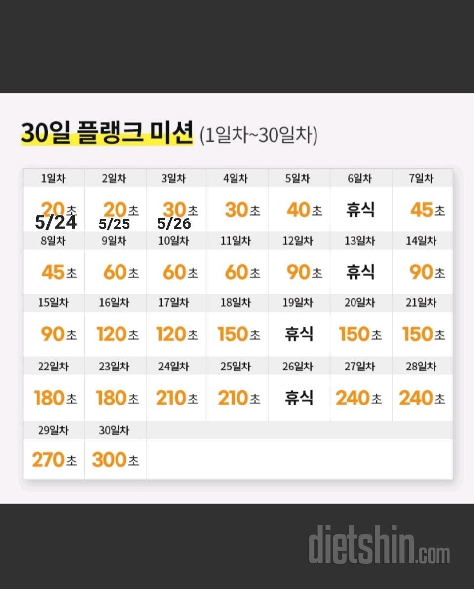 30일 플랭크33일차 성공!