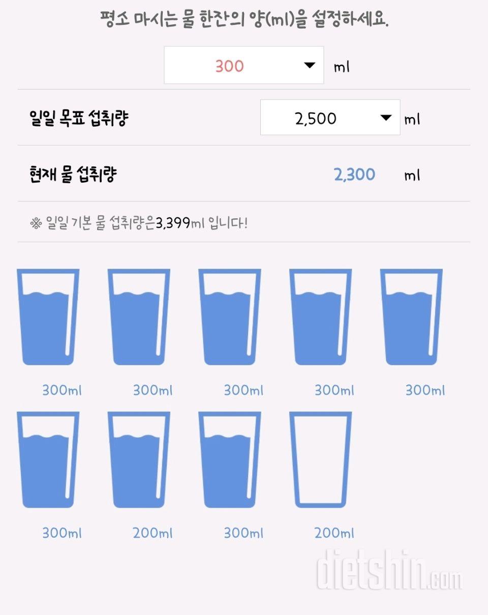 30일 하루 2L 물마시기2일차 성공!