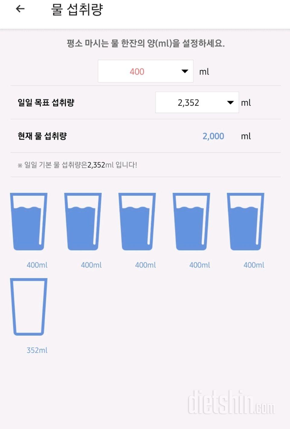 30일 하루 2L 물마시기21일차 성공!