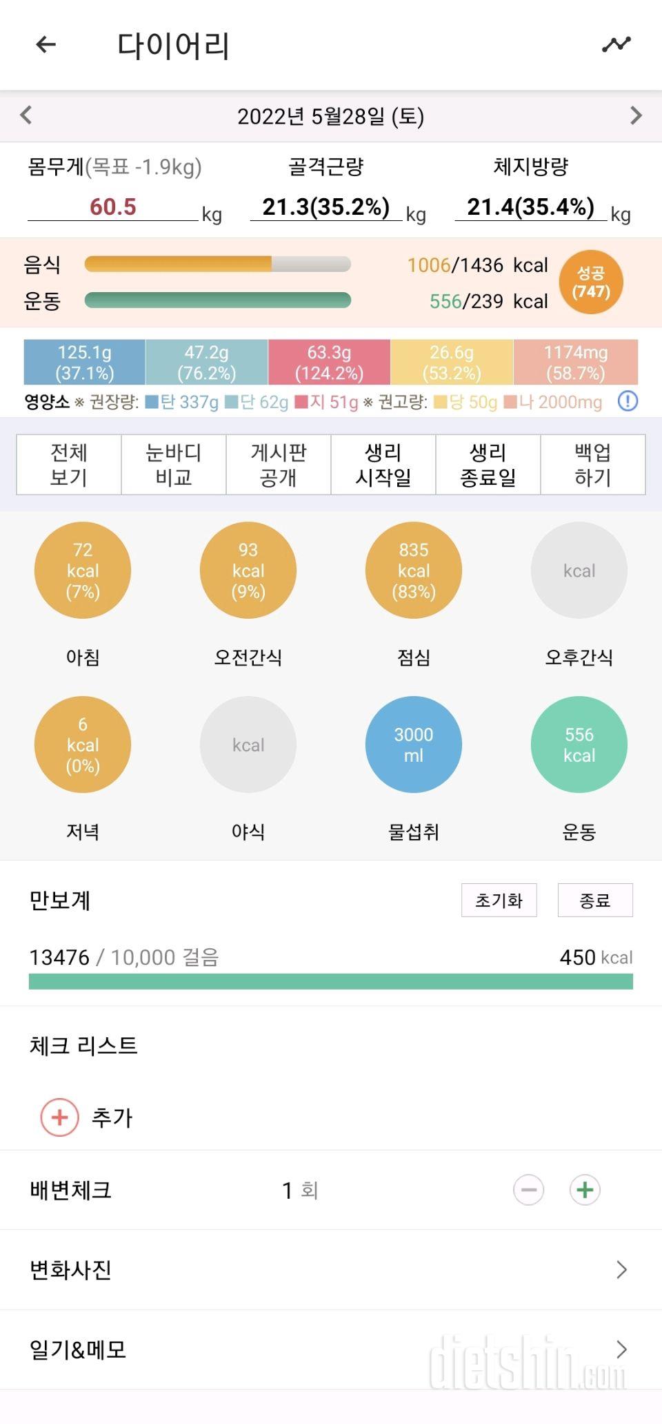 30일 야식끊기16일차 성공!