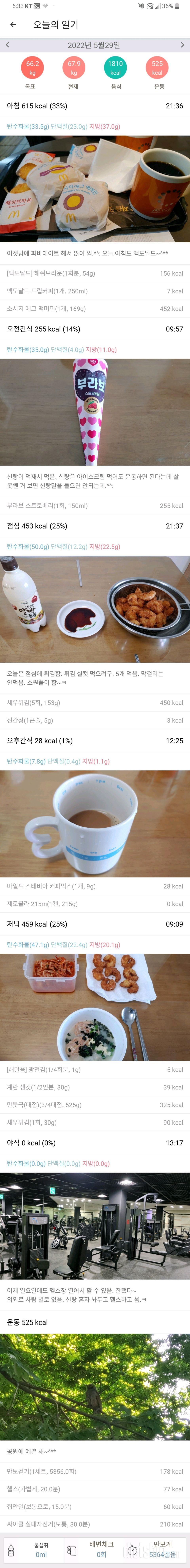 5월29일 식사운동