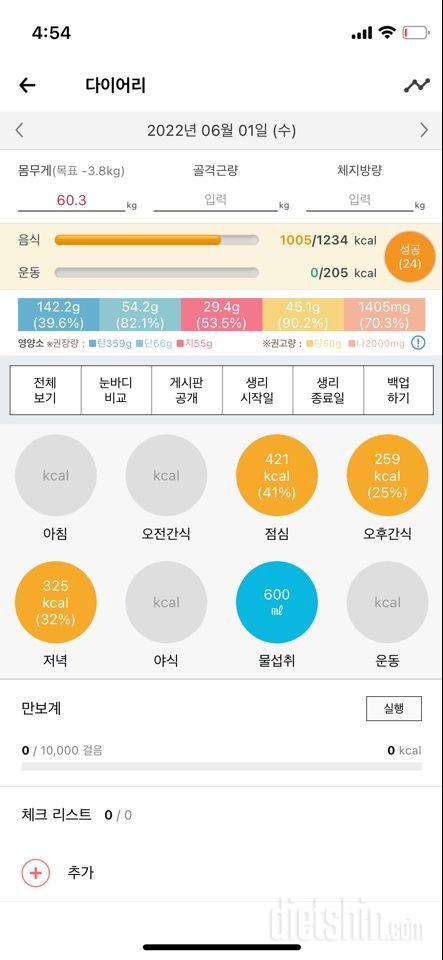 30일 야식끊기 1일차 성공!