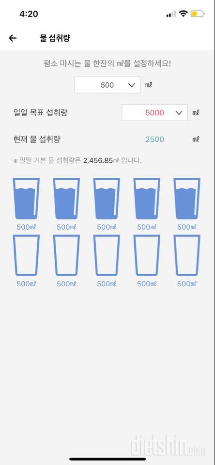 30일 하루 2L 물마시기3일차 성공!