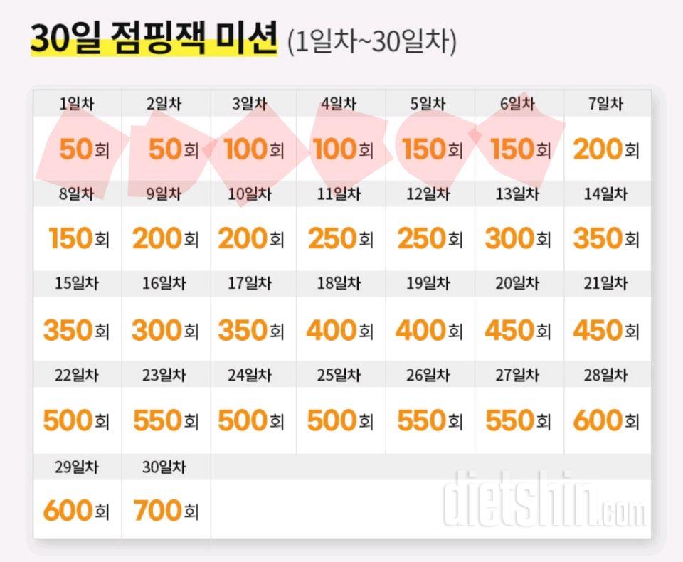 30일 점핑잭6일차 성공!