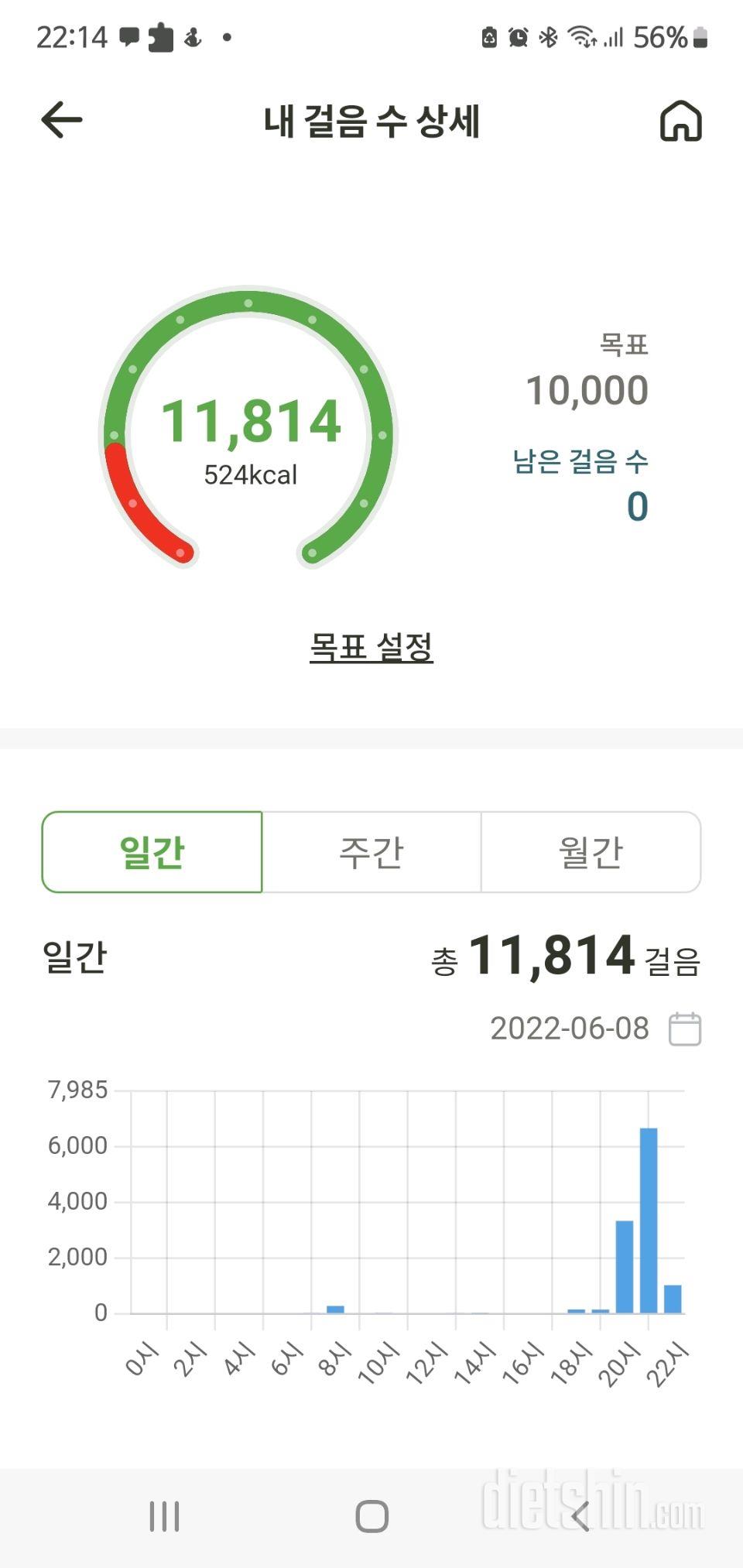 30일 만보 걷기52일차 성공!