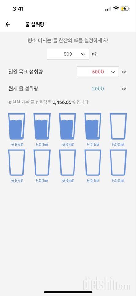 30일 하루 2L 물마시기11일차 성공!