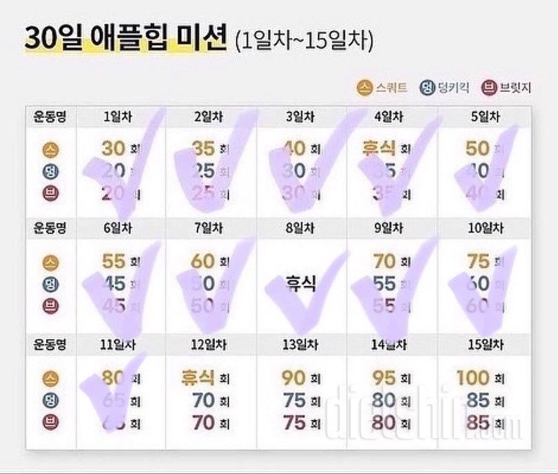 30일 애플힙10일차 성공!