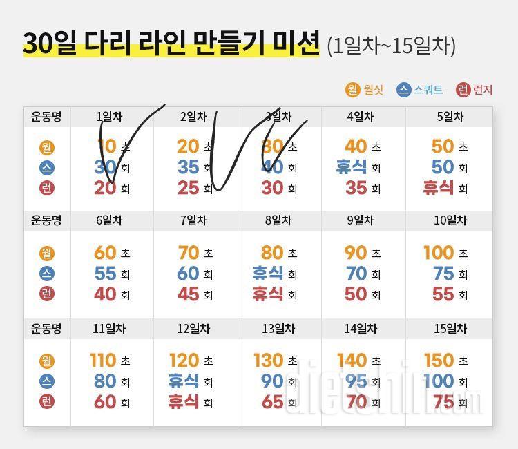 30일 다리라인 만들기3일차 성공!