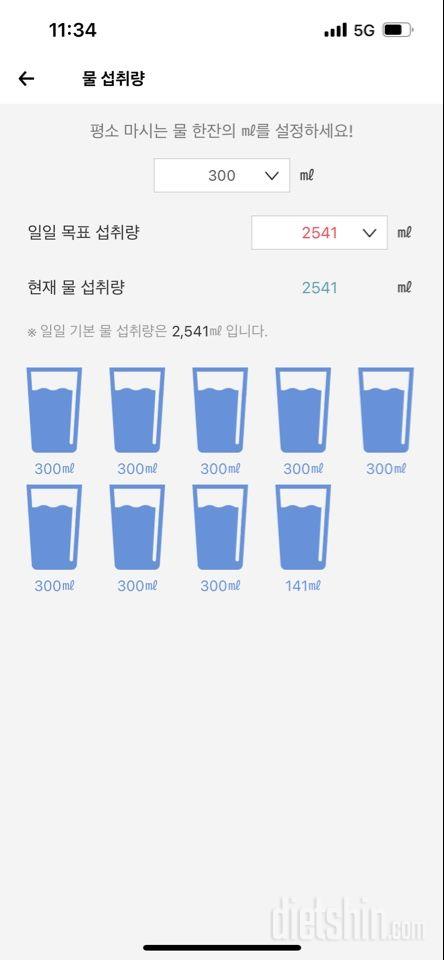 30일 하루 2L 물마시기33일차 성공!