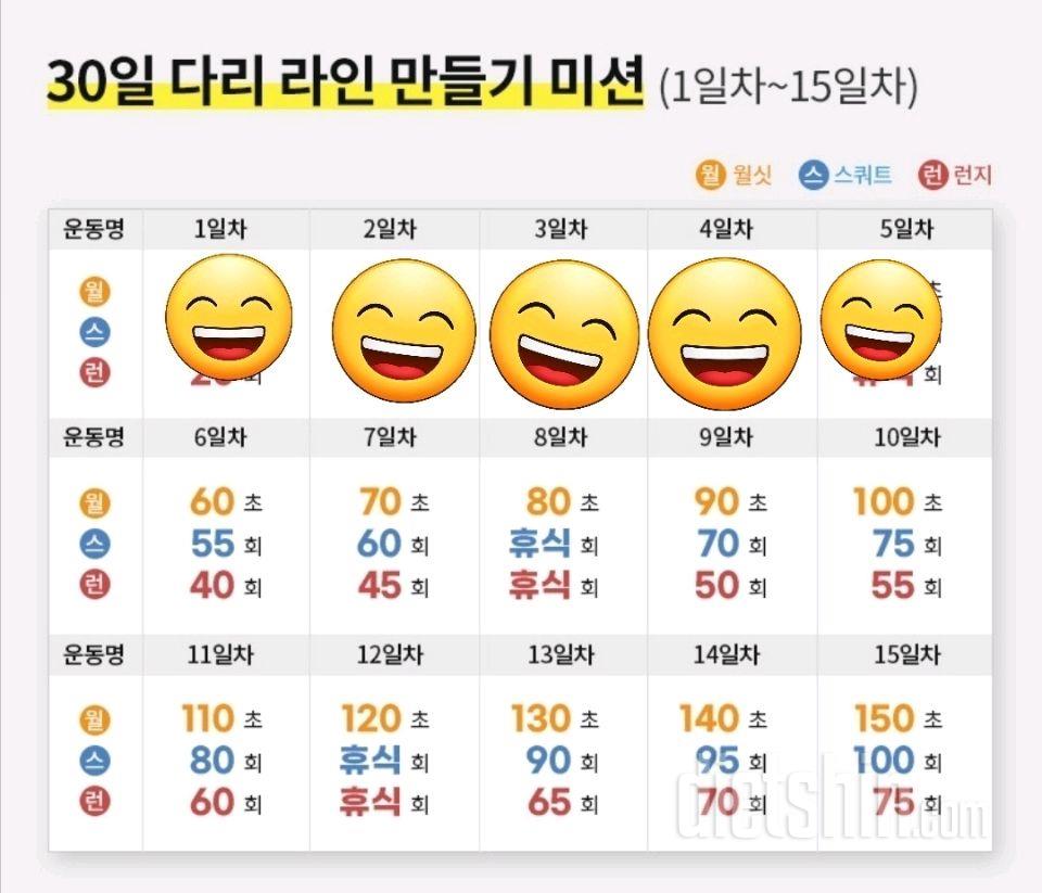 30일 다리라인 만들기5일차 성공!