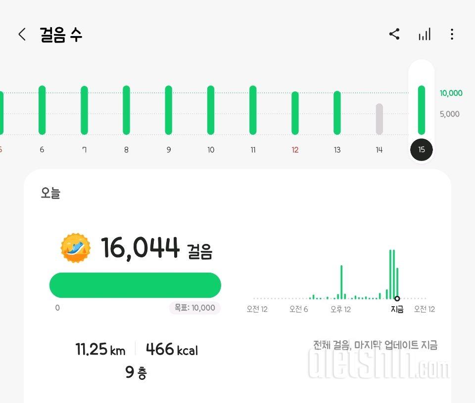 30일 만보 걷기40일차 성공!