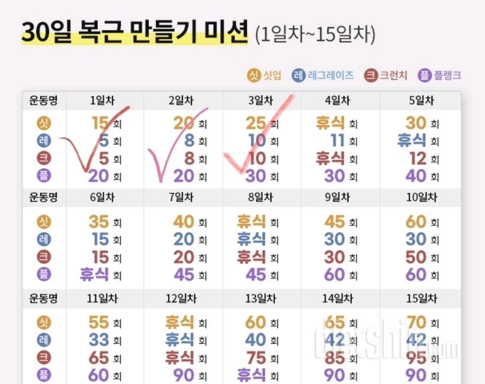 30일 슬림한 팔2일차 성공!