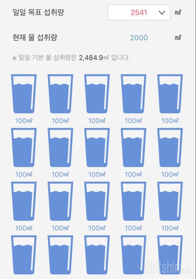 30일 하루 2L 물마시기13일차 성공!