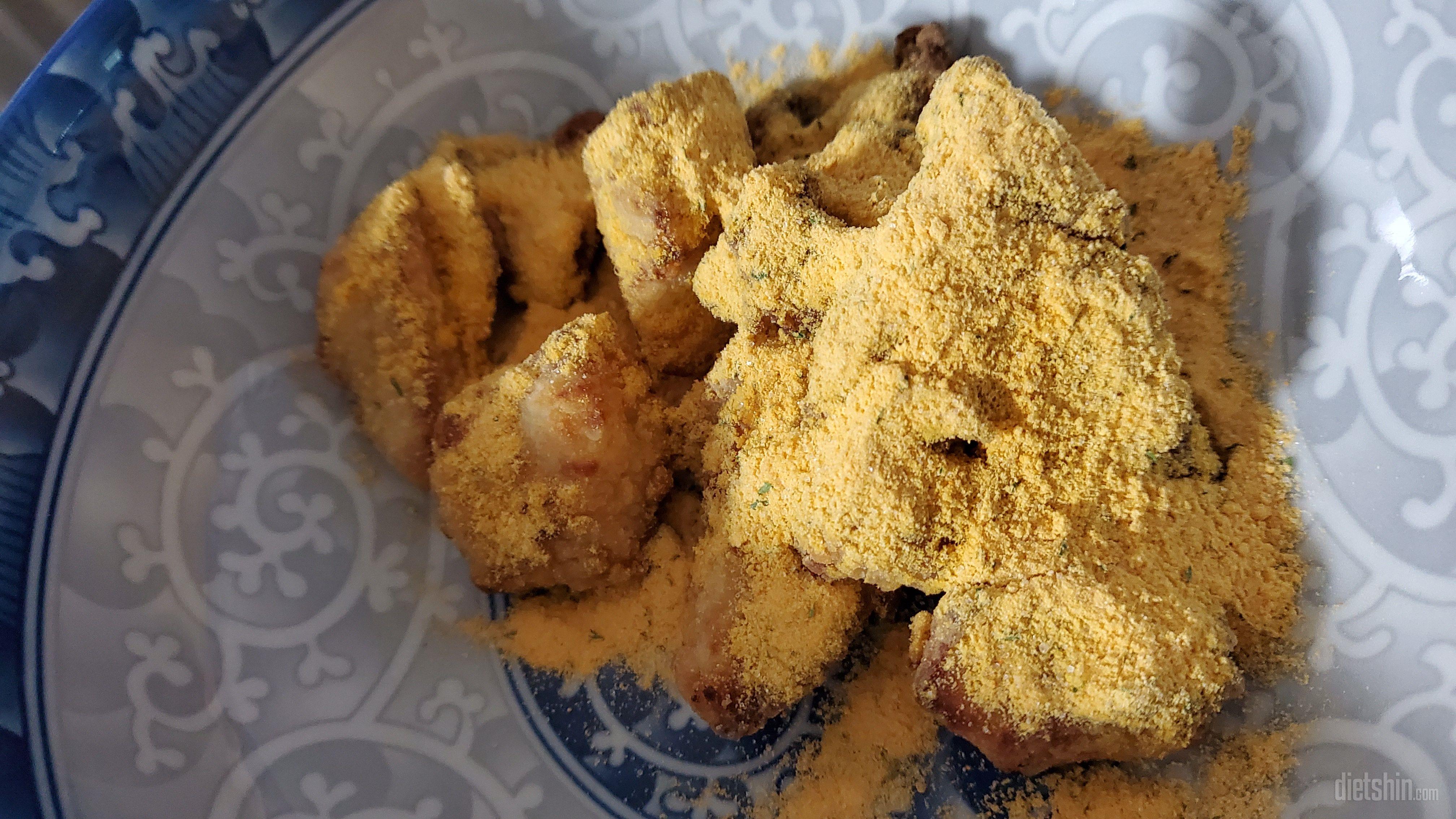 시즈닝 엄청나네요ㅠㅜ 맛은...음..