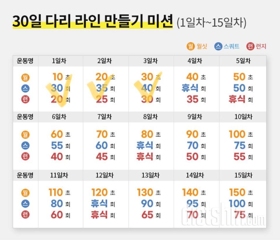 30일 다리라인 만들기3일차 성공!