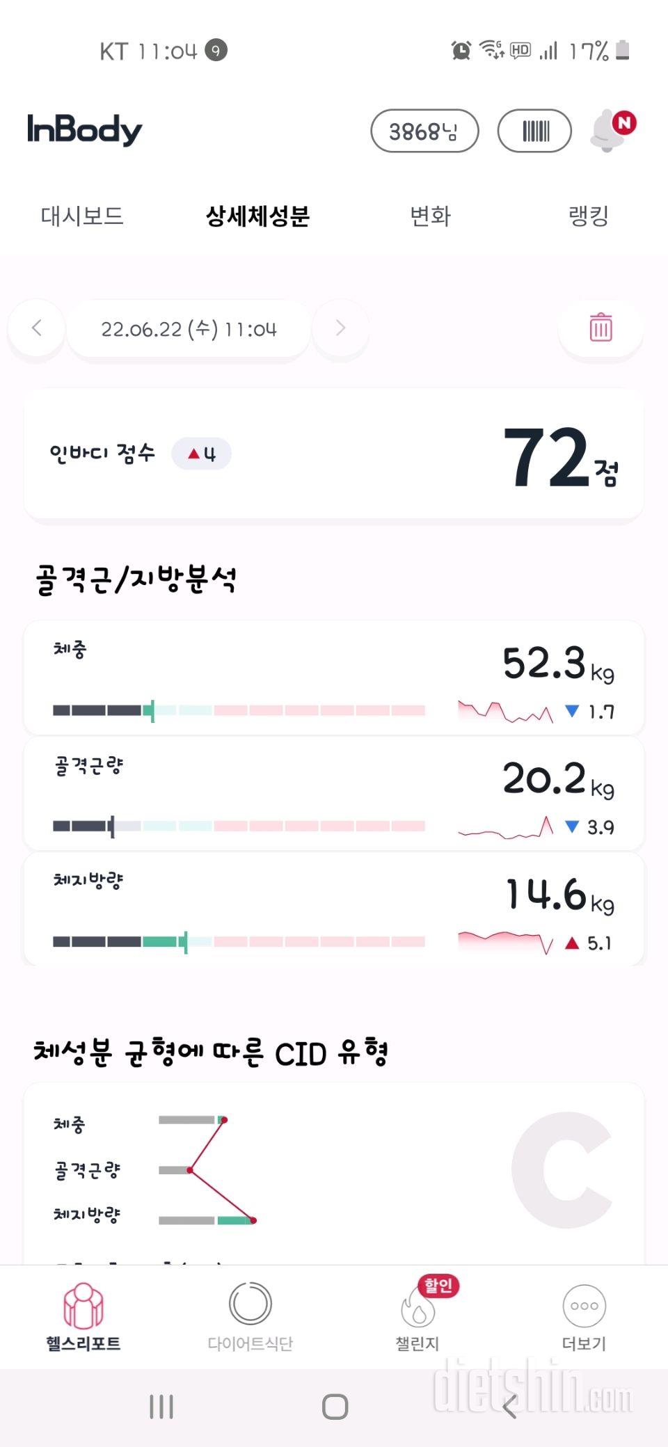 6월22일 인바디