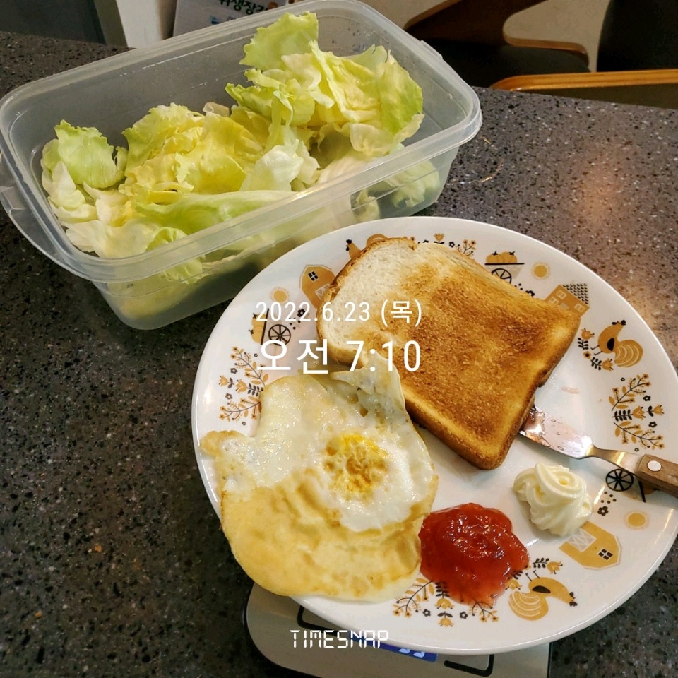 06월 23일( 아침식사 253kcal)