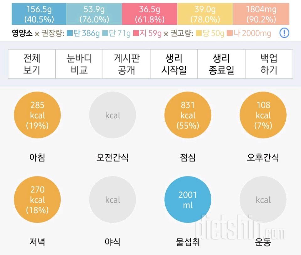 30일 야식끊기7일차 성공!