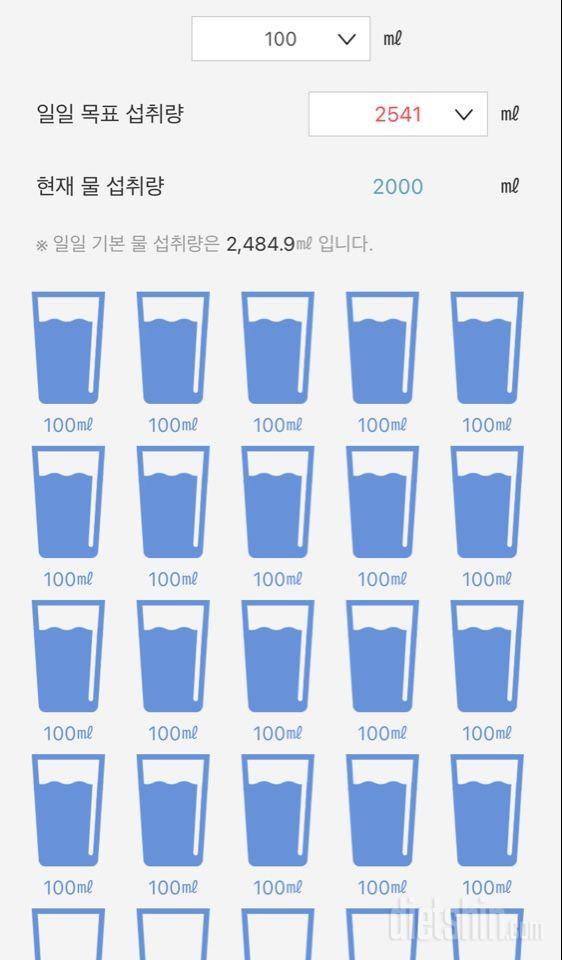 30일 하루 2L 물마시기19일차 성공!