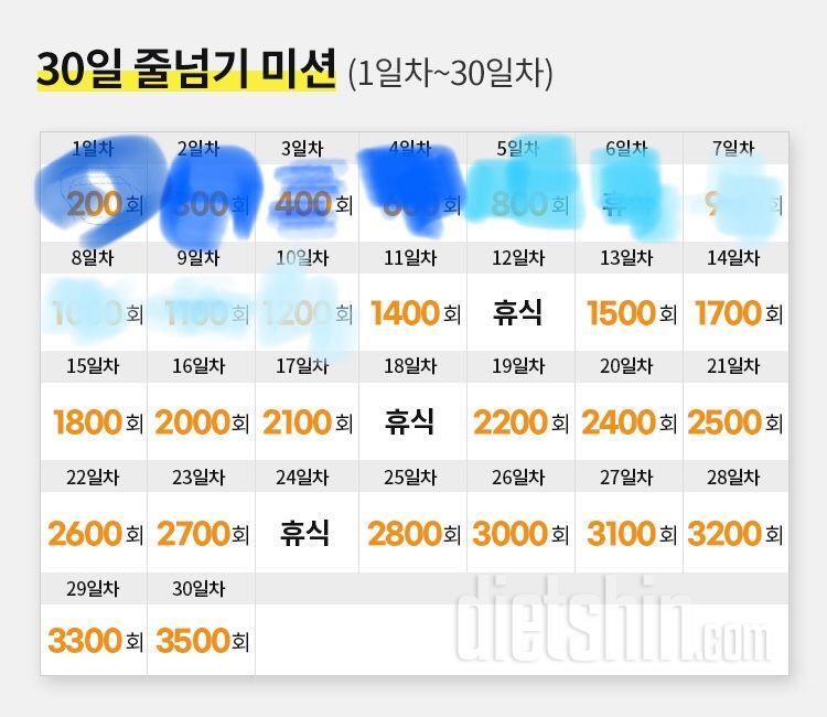 30일 줄넘기10일차 성공!