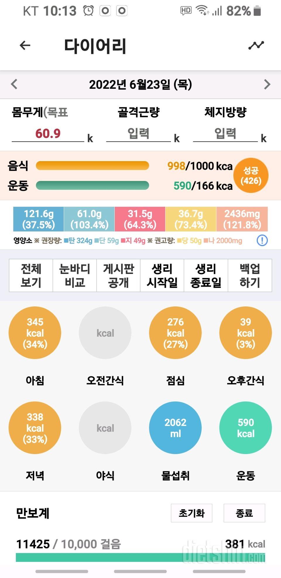 30일 야식끊기15일차 성공!