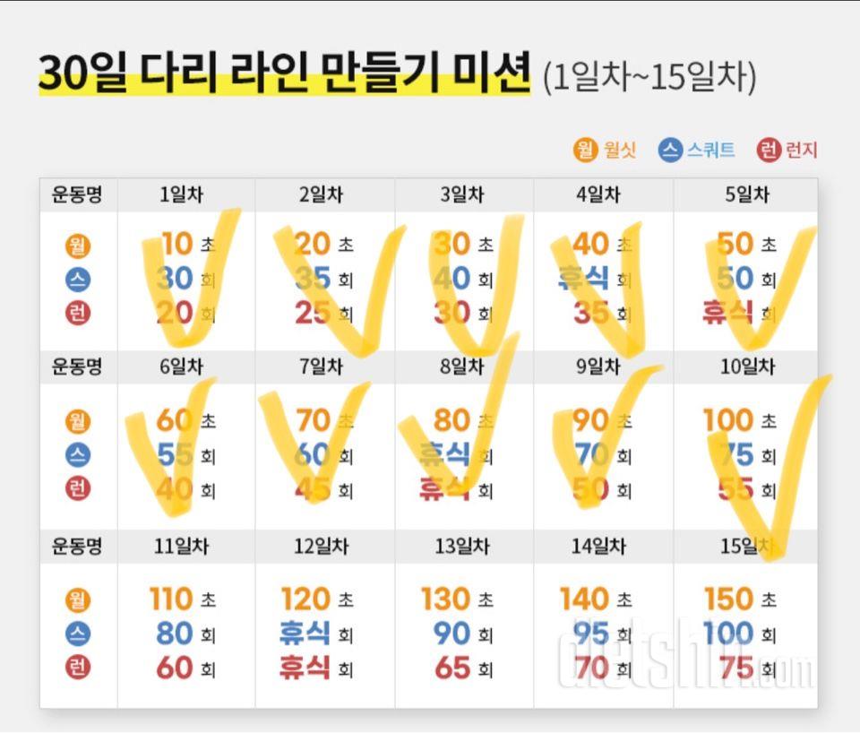 30일 다리라인 만들기10일차 성공!