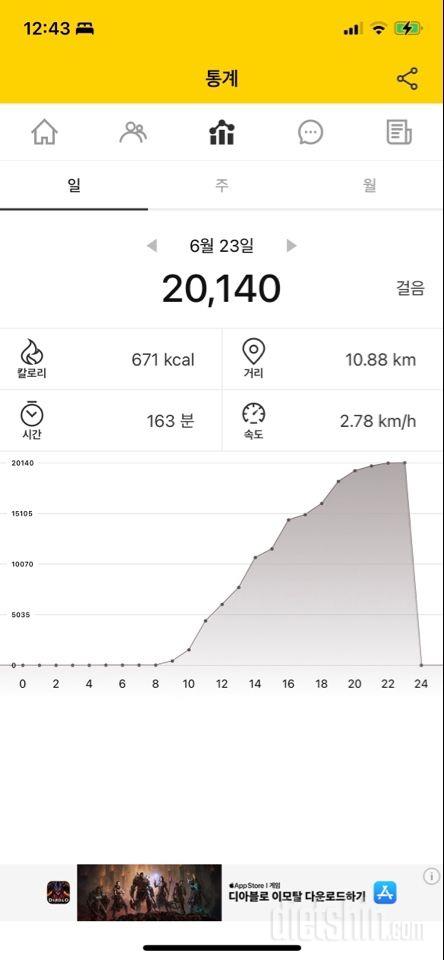 30일 만보 걷기67일차 성공!