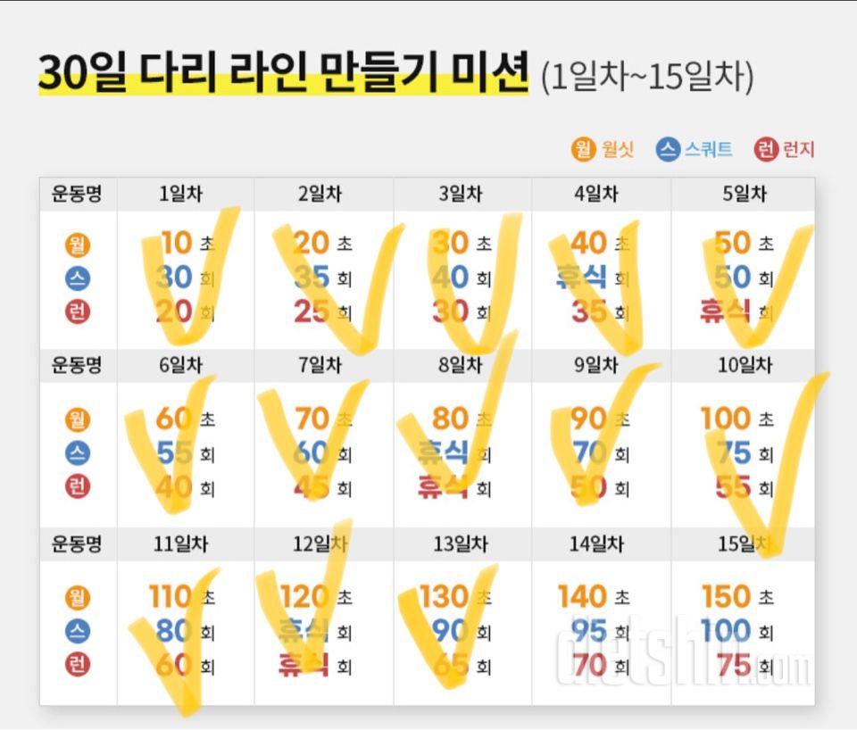 30일 다리라인 만들기13일차 성공!