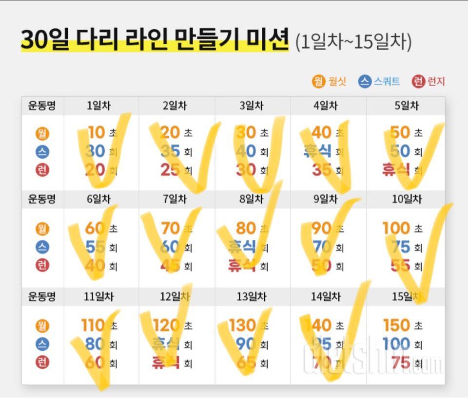 30일 다리라인 만들기14일차 성공!