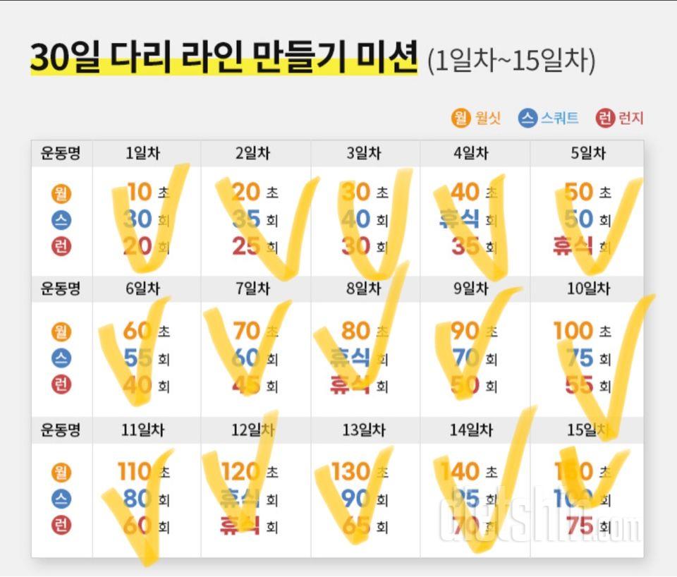 30일 다리라인 만들기15일차 성공!