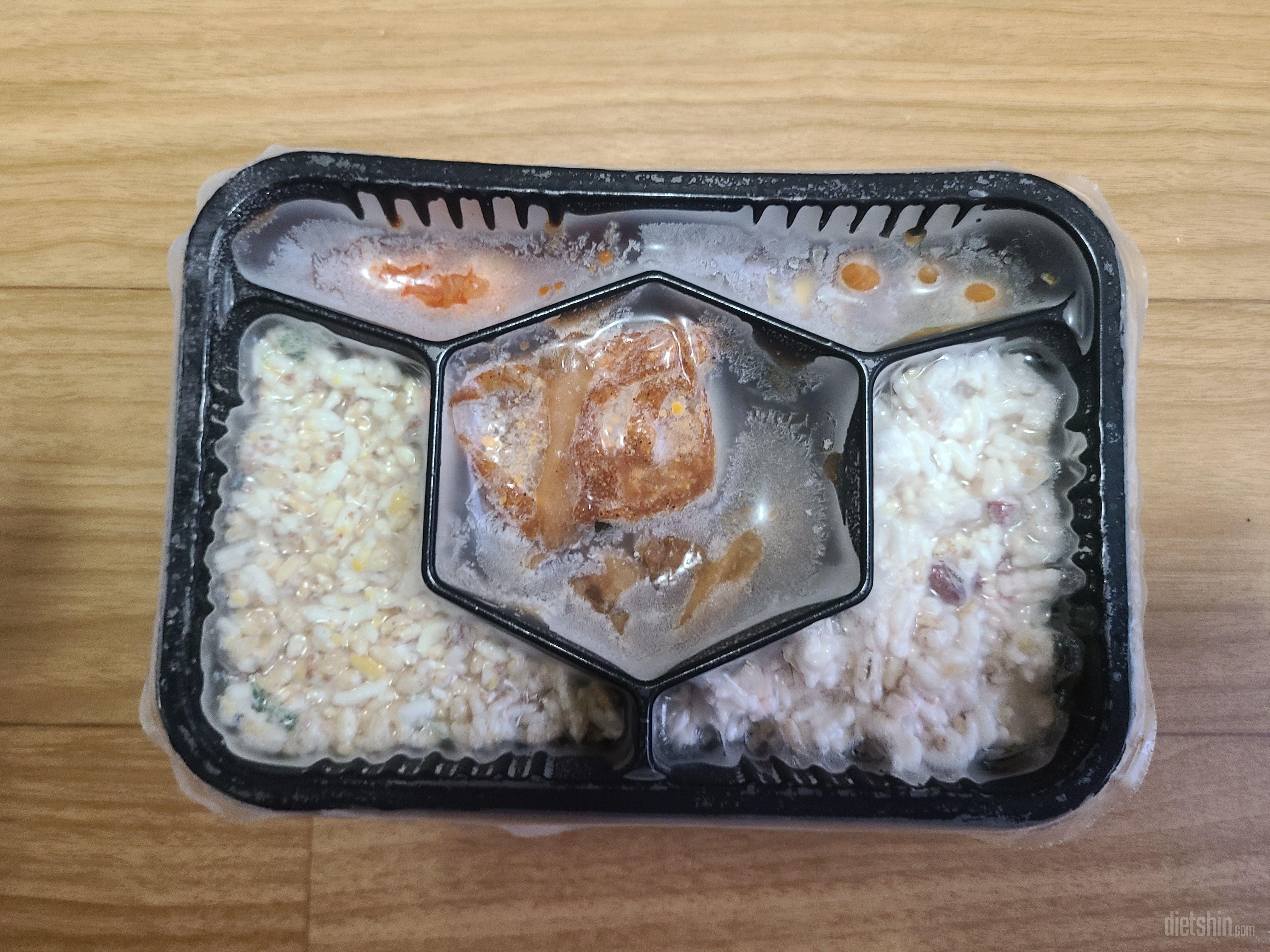 현미라서 혈당이 그냥 쌀도시락보다 적