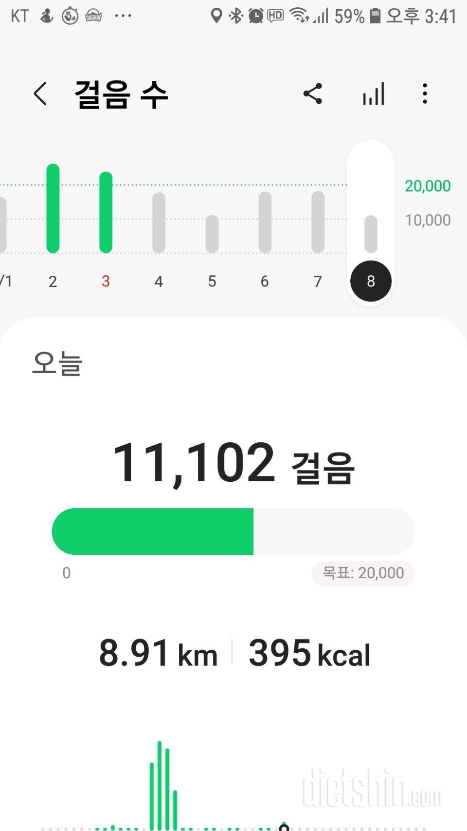 30일 만보 걷기13일차 성공!