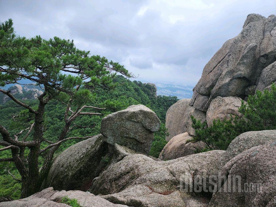 수락산 정상 실시간 ㅡ 2일간 쌓인 탄수화물 털기 등산