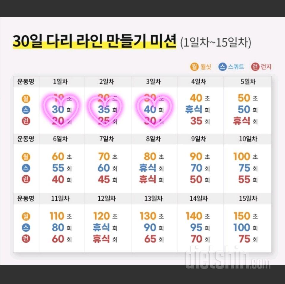 30일 다리라인 만들기3일차 성공!