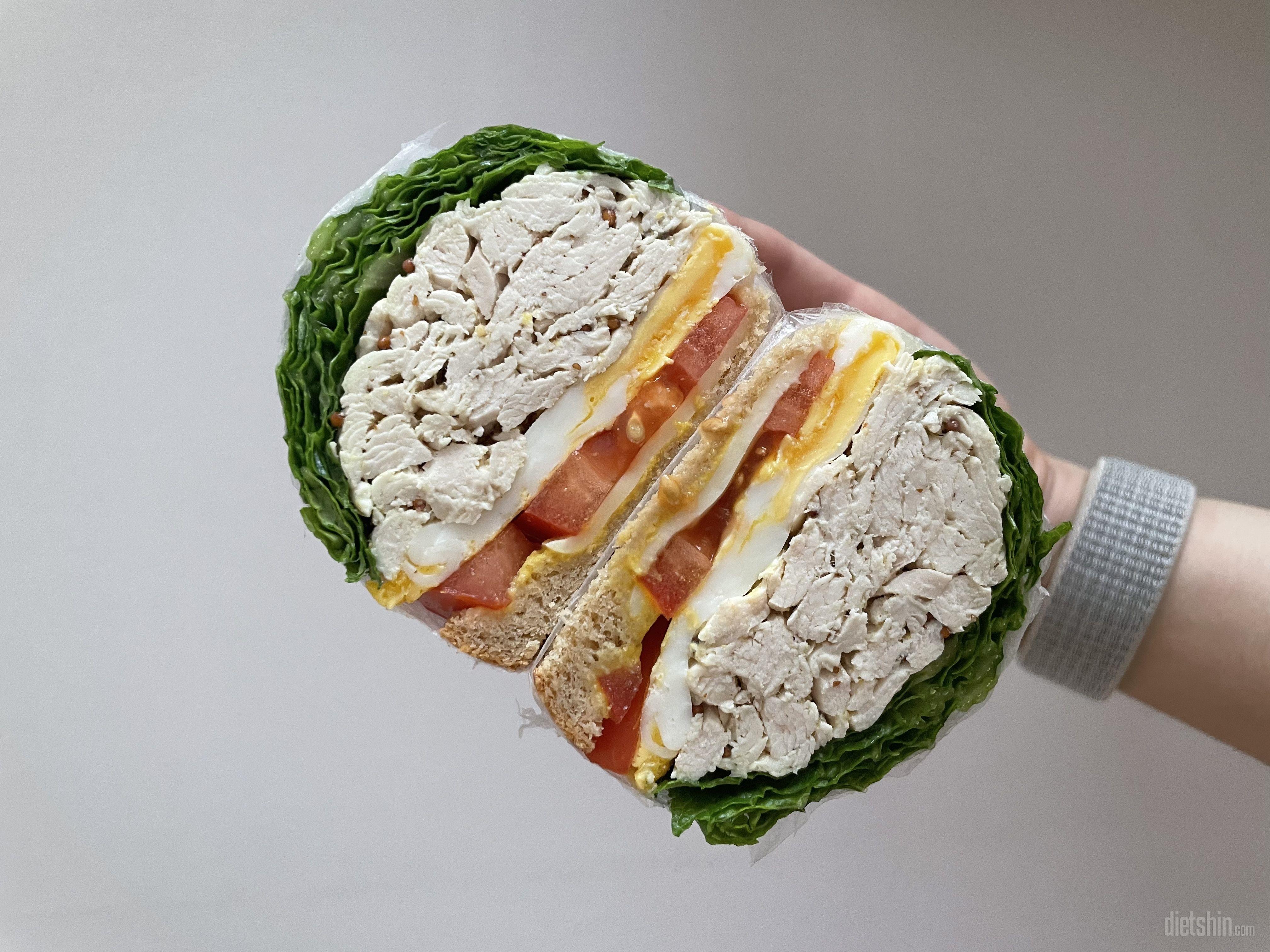 오리지널맛으로 홀그레인머스타드 살짝