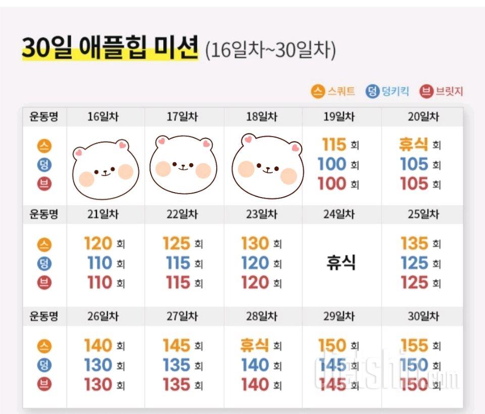 30일 애플힙78일차 성공!