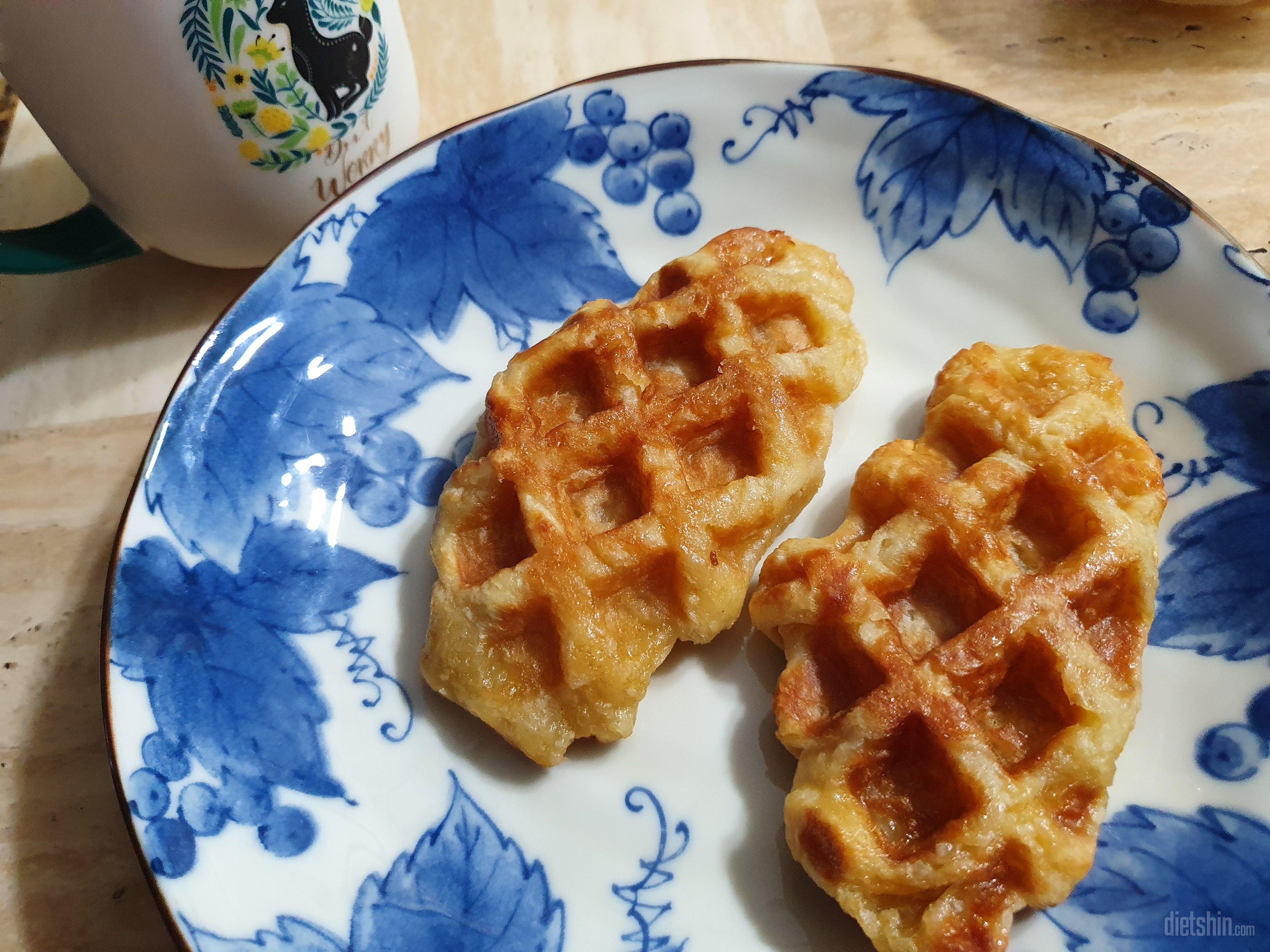 빵 좋아하는데 특히 크로플! 맛있게