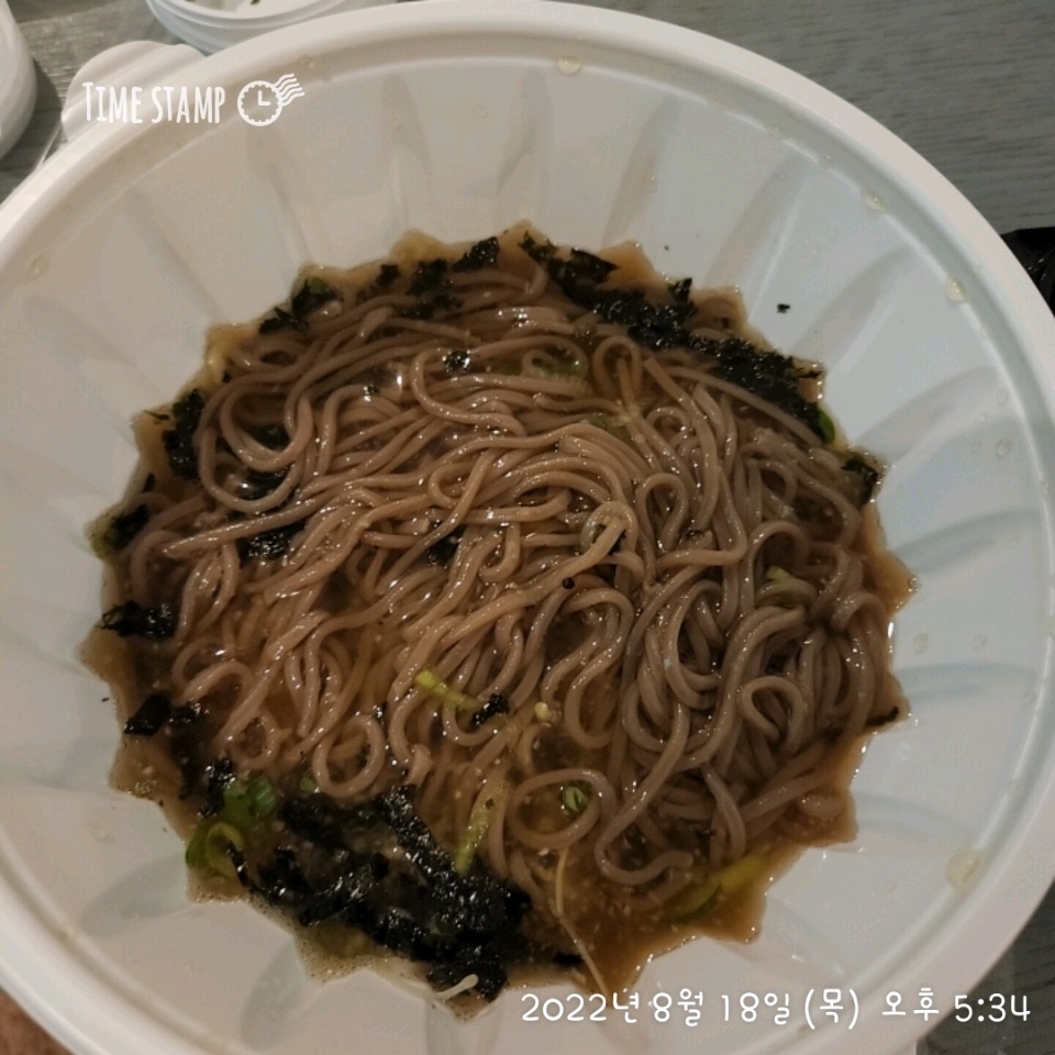 08월 18일( 저녁식사 324kcal)