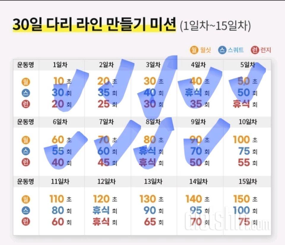 30일 다리라인 만들기9일차 성공!