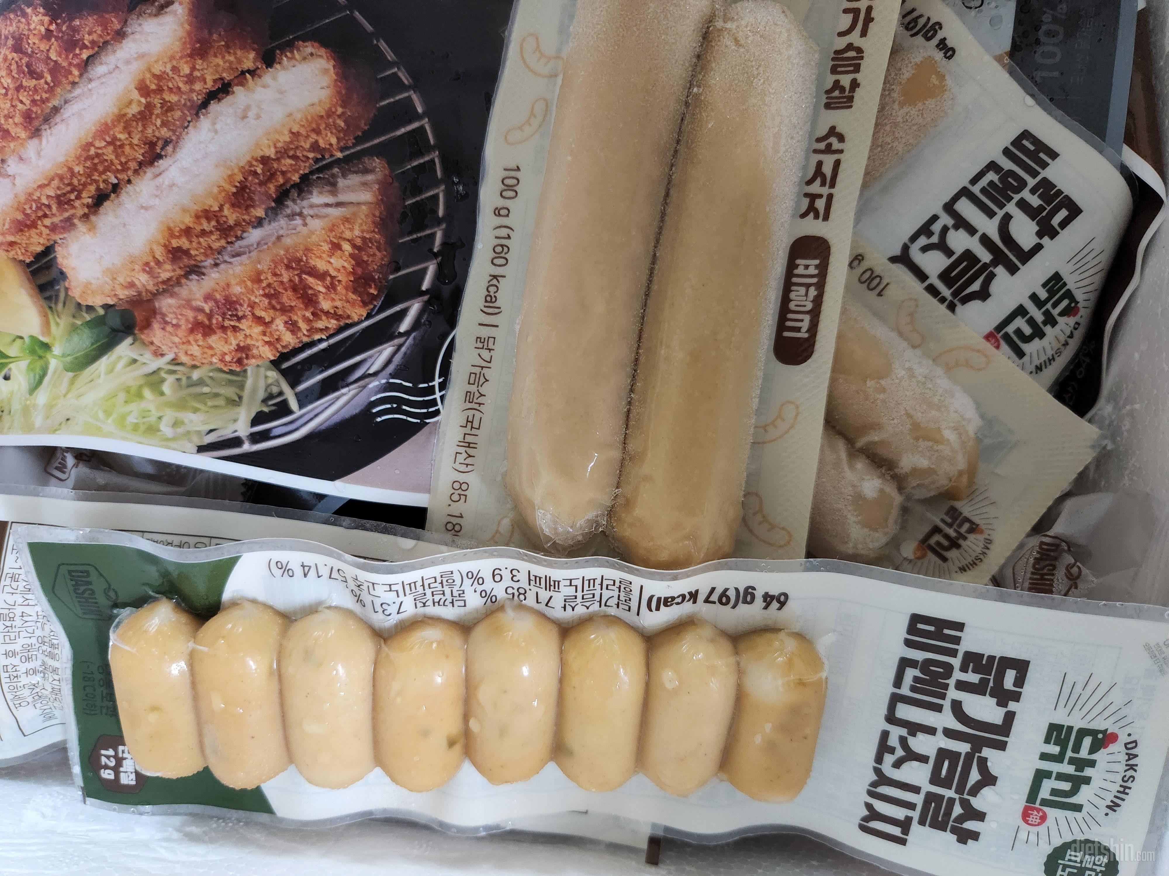비엔나소세지 맛나요~닭가슴살이라 부담