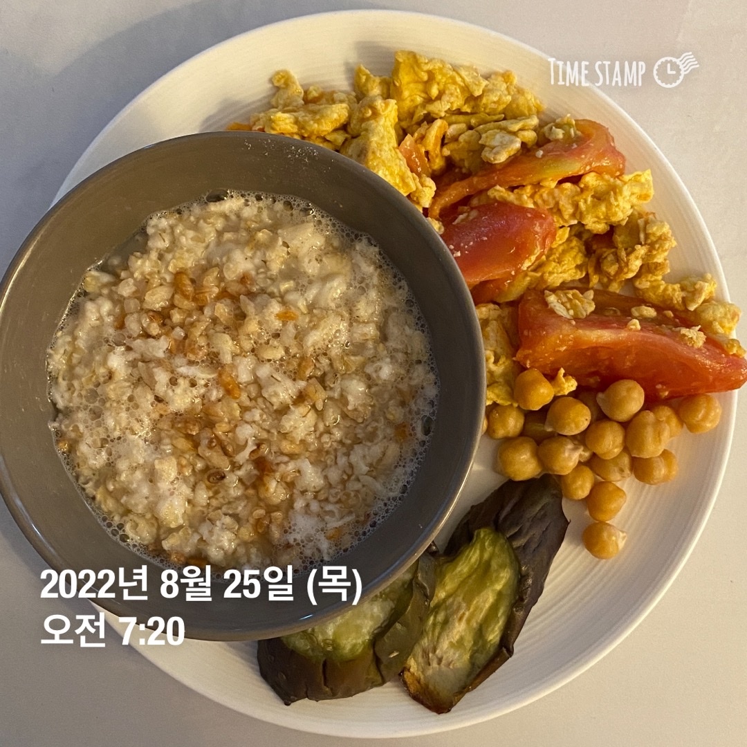 08월 25일(아침 164kcal)